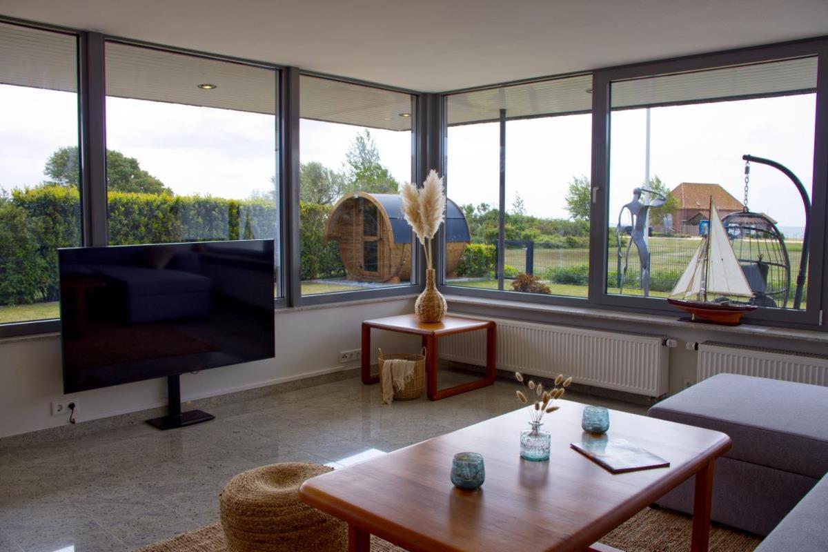 Inselblume 82 - Bungalow Am Suedstrand Mit Meerblick Burgtiefe auf Fehmarn Exterior photo
